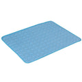 Tapis rafraîchissant pour chien Frichien bleu, texture gel matelassée