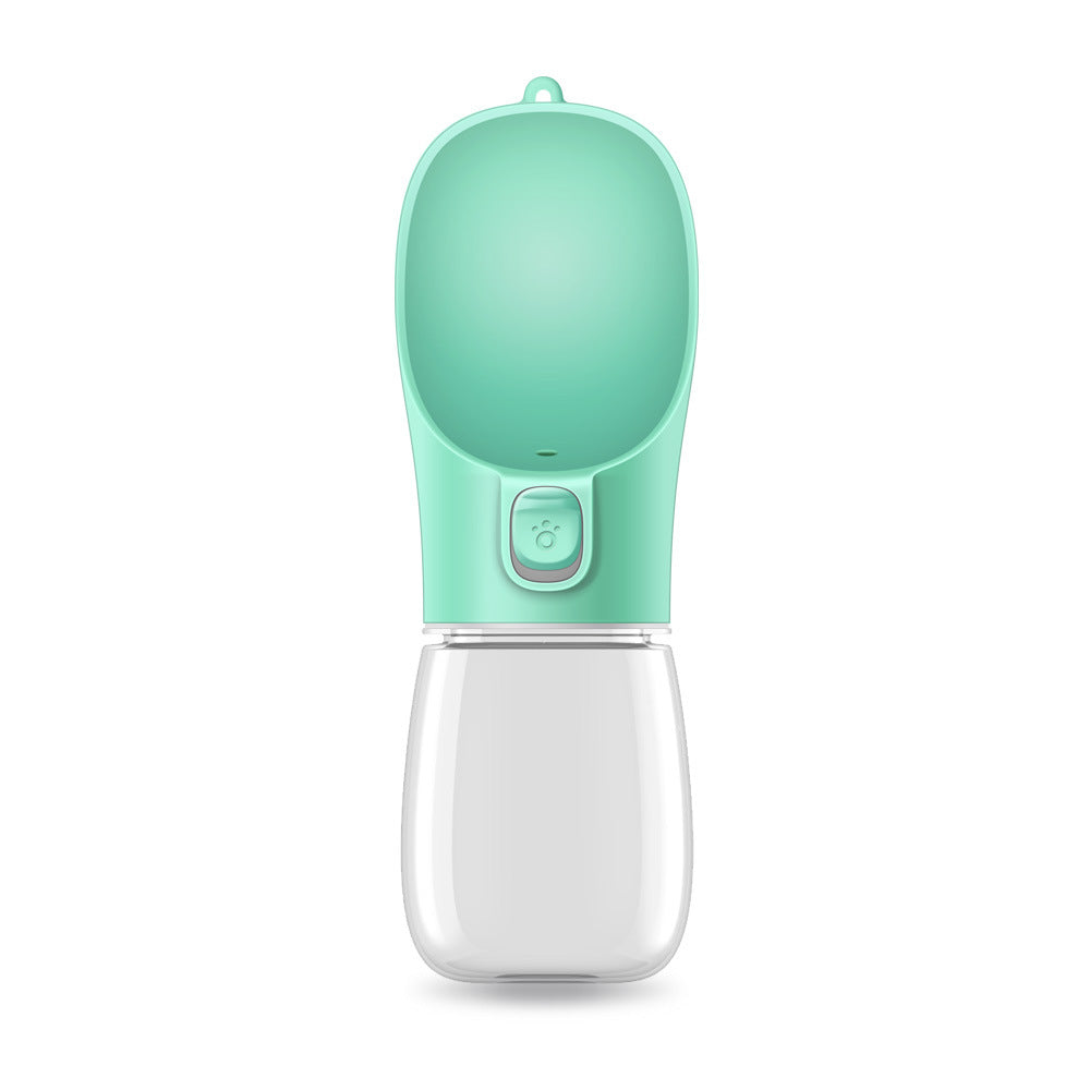 Gourde portable chien 800ml — vert menthe, design compact